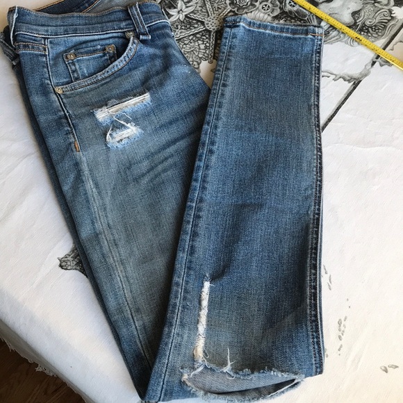 Rag and bone size 27 ripped jeans - Picture 6 of 6